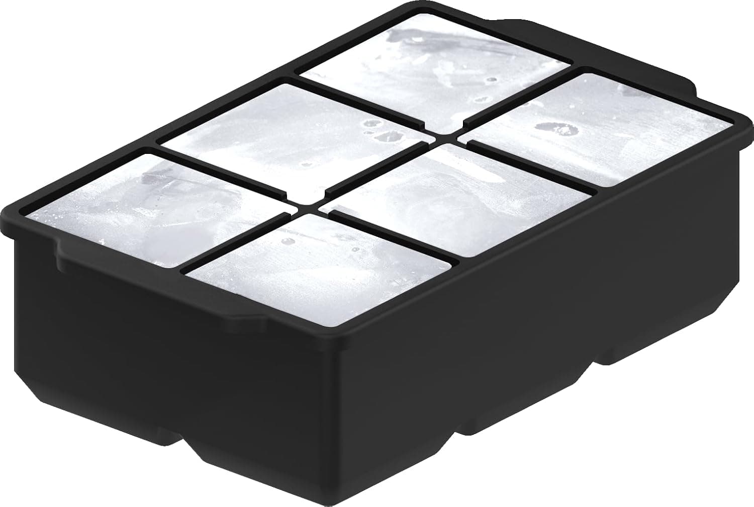 KitchFort silicone mold for making large 2-inch ice cubes for bourbon