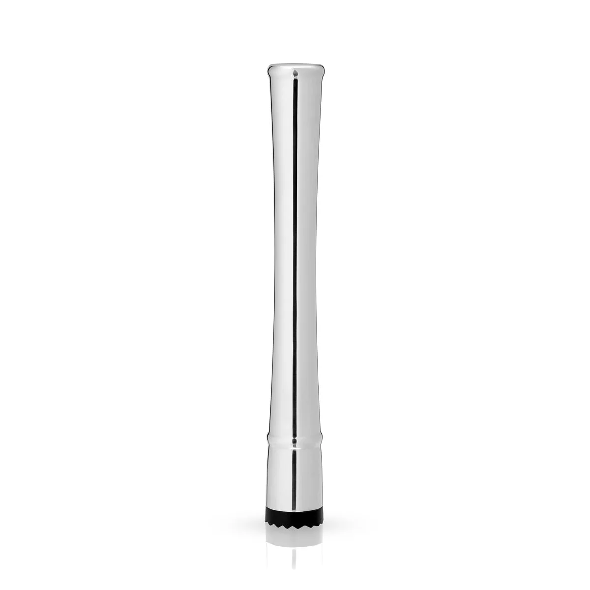 Viski stainless steel cocktail muddler with a textured base