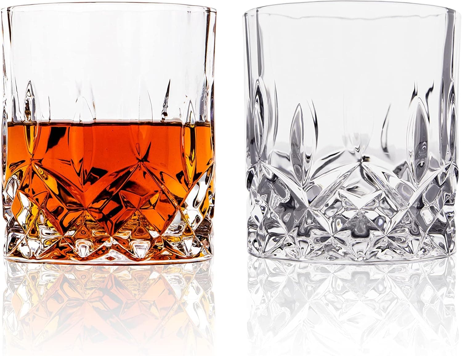 LEMONSODA crystal rocks glass for bourbon on the rocks and cocktails